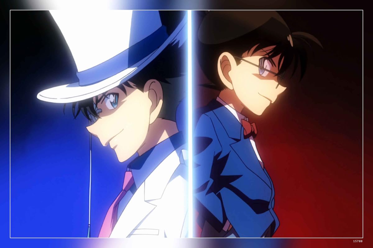 POSTERDADDY Anime Detective Conan Shinichi Kudo Poster Reprint